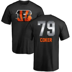Men's Andrew Coker Cincinnati Bengals Midnight Mascot T-Shirt - Black