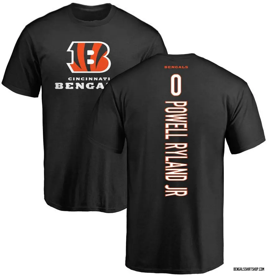 Men's Antwaun Powell-Ryland Jr. Cincinnati Bengals Backer T-Shirt - Black