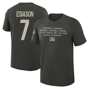 Men's Boomer Esiason Cincinnati Bengals Dark/Green 2025 Salute to Service Sideline Slub T-Shirt