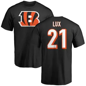 Men's Bralyn Lux Cincinnati Bengals Name & Number Logo T-Shirt - Black