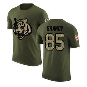 Men's Cam Grandy Cincinnati Bengals Olive Salute to Service Legend T-Shirt