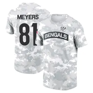 Men's Dohnte Meyers Cincinnati Bengals Arctic Camo 2024 Salute to Service Performance T-Shirt