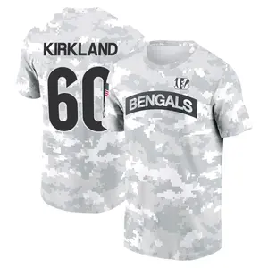 Men's Jaxson Kirkland Cincinnati Bengals Arctic Camo 2024 Salute to Service Performance T-Shirt
