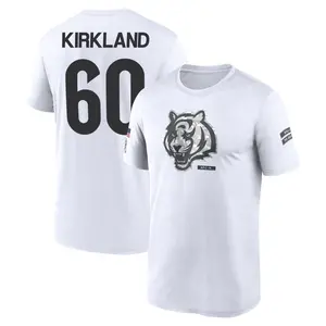 Men's Jaxson Kirkland Cincinnati Bengals White 2024 Salute to Service Legend Performance T-Shirt