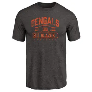 Men's Justin Blazek Cincinnati Bengals Flanker Tri-Blend T-Shirt - Black