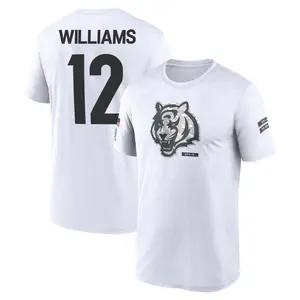 Men's Ke'Shawn Williams Cincinnati Bengals White 2024 Salute to Service Legend Performance T-Shirt