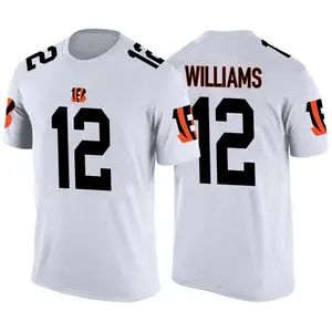 Men's Ke'Shawn Williams Cincinnati Bengals White Color Rush Legend T-Shirt