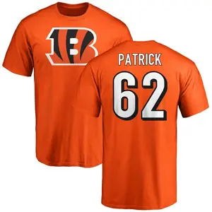 Men's Lucas Patrick Cincinnati Bengals Name & Number Logo T-Shirt - Orange