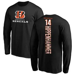 Men's Mac Hippenhammer Cincinnati Bengals Backer Long Sleeve T-Shirt - Black