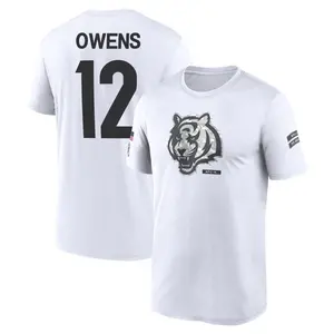 Men's Rashod Owens Cincinnati Bengals White 2024 Salute to Service Legend Performance T-Shirt