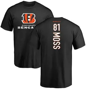 Men's Thaddeus Moss Cincinnati Bengals Backer T-Shirt - Black