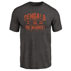 Men's William Wagner Cincinnati Bengals Flanker Tri-Blend T-Shirt - Black