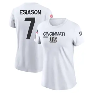 Women's Boomer Esiason Cincinnati Bengals White 2024 Salute to Service Legend Performance T-Shirt