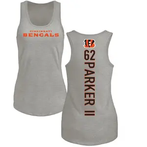 Women's Brian Parker II Cincinnati Bengals Backer Tri-Blend Tank Top - Ash