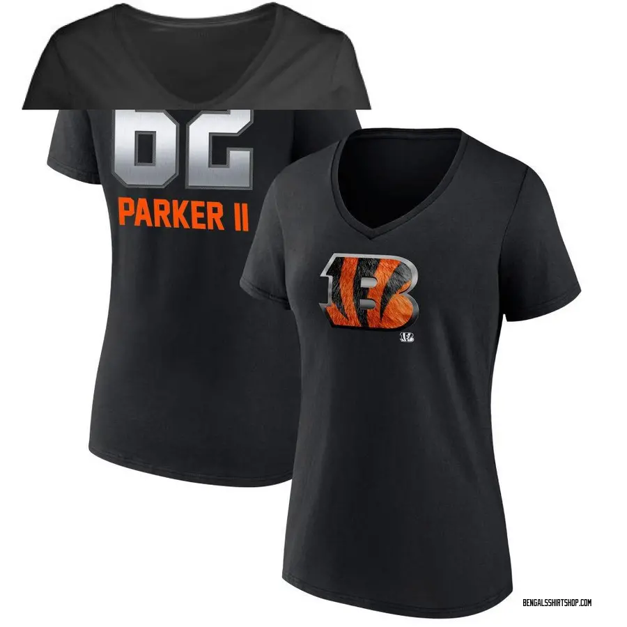 Women's Brian Parker II Cincinnati Bengals Midnight Mascot T-Shirt - Black