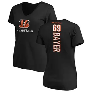 Women's Jacob Bayer Cincinnati Bengals Backer Slim Fit T-Shirt - Black