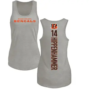 Women's Mac Hippenhammer Cincinnati Bengals Backer Tri-Blend Tank Top - Ash