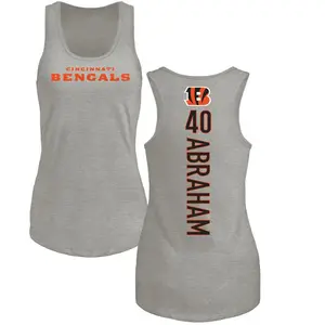 Women's Micah Abraham Cincinnati Bengals Backer Tri-Blend Tank Top - Ash