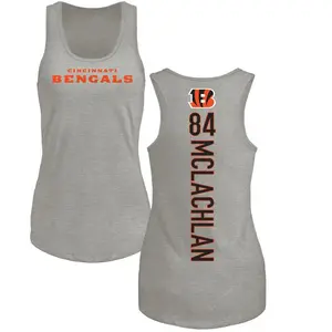 Women's Tanner McLachlan Cincinnati Bengals Backer Tri-Blend Tank Top - Ash