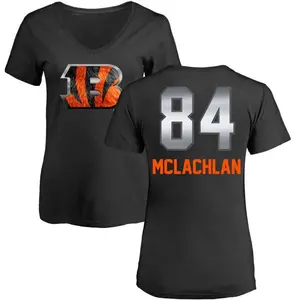 Women's Tanner McLachlan Cincinnati Bengals Midnight Mascot T-Shirt - Black