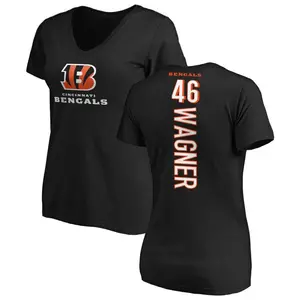 Women's William Wagner Cincinnati Bengals Backer Slim Fit T-Shirt - Black
