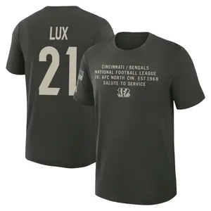 Youth Bralyn Lux Cincinnati Bengals Dark/Green 2025 Salute to Service Sideline Slub T-Shirt