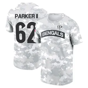 Youth Brian Parker II Cincinnati Bengals Arctic Camo 2024 Salute to Service Performance T-Shirt