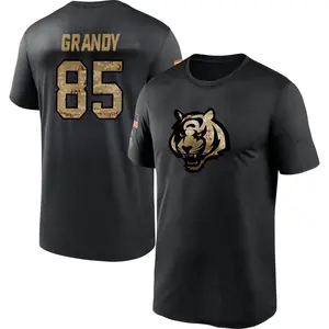 Youth Cam Grandy Cincinnati Bengals Black 2020 Salute To Service Performance T-Shirt
