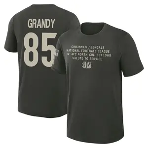 Youth Cam Grandy Cincinnati Bengals Dark/Green 2025 Salute to Service Sideline Slub T-Shirt