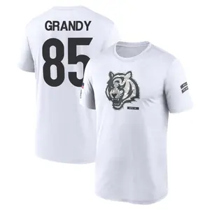 Youth Cam Grandy Cincinnati Bengals White 2024 Salute to Service Legend Performance T-Shirt