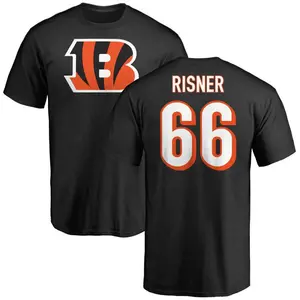 Youth Dalton Risner Cincinnati Bengals Name & Number Logo T-Shirt - Black