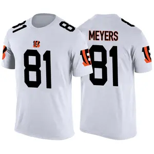 Youth Dohnte Meyers Cincinnati Bengals White Color Rush Legend T-Shirt