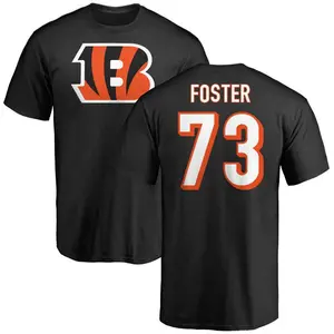 Youth Javon Foster Cincinnati Bengals Name & Number Logo T-Shirt - Black