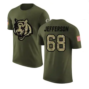 Youth Jordan Jefferson Cincinnati Bengals Olive Salute to Service Legend T-Shirt