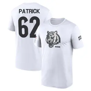 Youth Lucas Patrick Cincinnati Bengals White 2024 Salute to Service Legend Performance T-Shirt