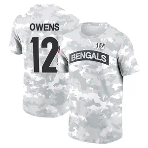 Youth Rashod Owens Cincinnati Bengals Arctic Camo 2024 Salute to Service Performance T-Shirt
