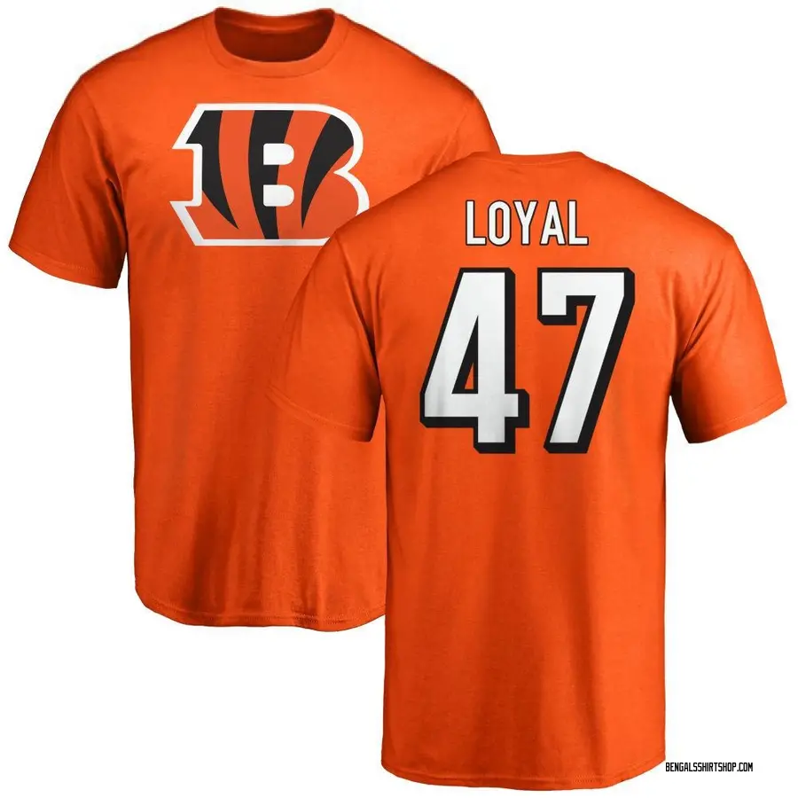Youth Shaquan Loyal Cincinnati Bengals Name & Number Logo T-Shirt - Orange