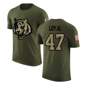 Youth Shaquan Loyal Cincinnati Bengals Olive Salute to Service Legend T-Shirt
